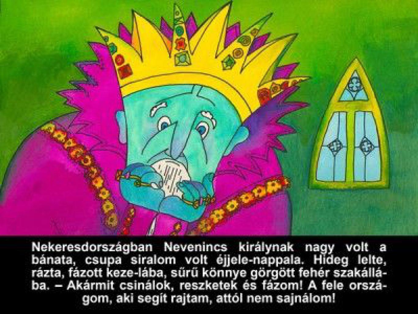 A didergő király - diafilm