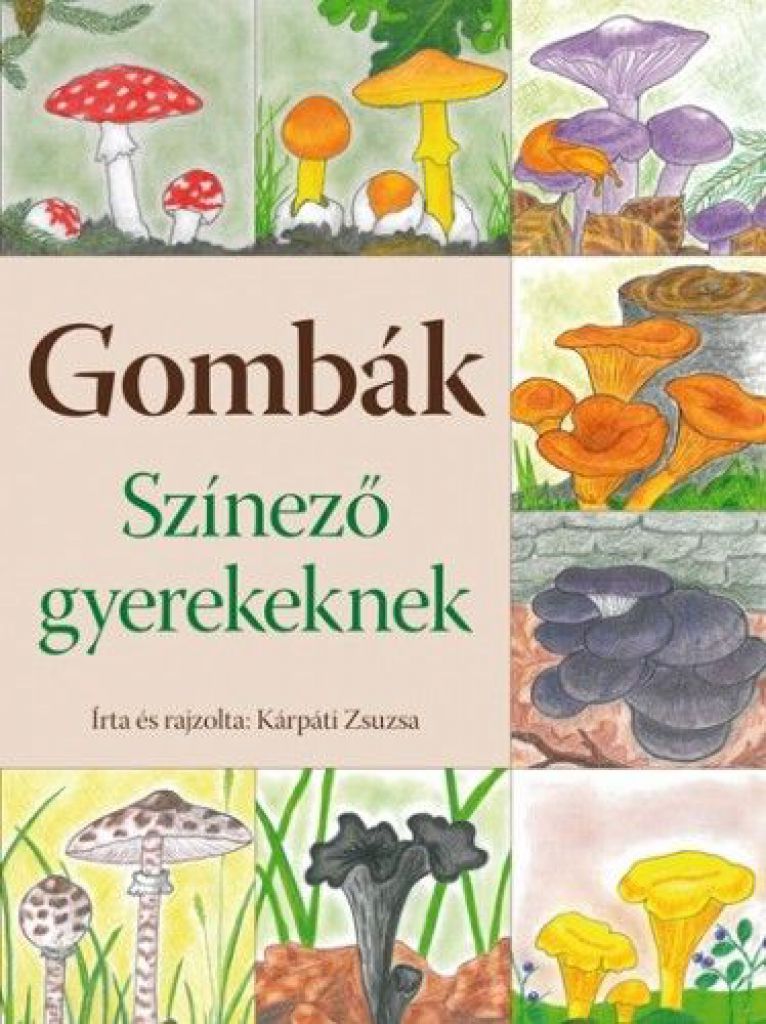 Gombák - Színező gyerekeknek