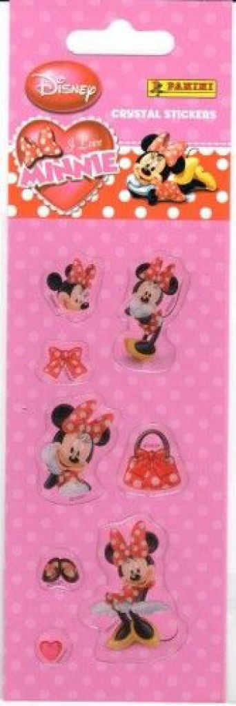 Matrica - I love Minnie / Crystal stickers