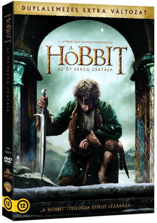 A hobbit: Az öt sereg csatája 2 lemezes változat - DVD