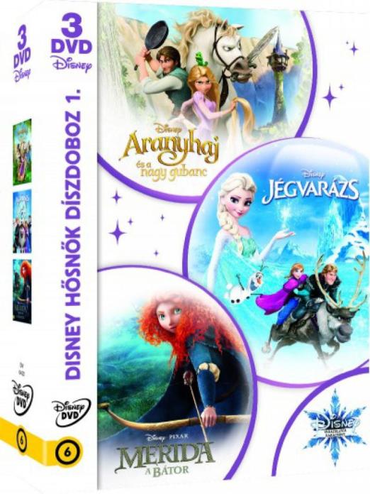 Disney hősnők díszdoboz 1. - DVD