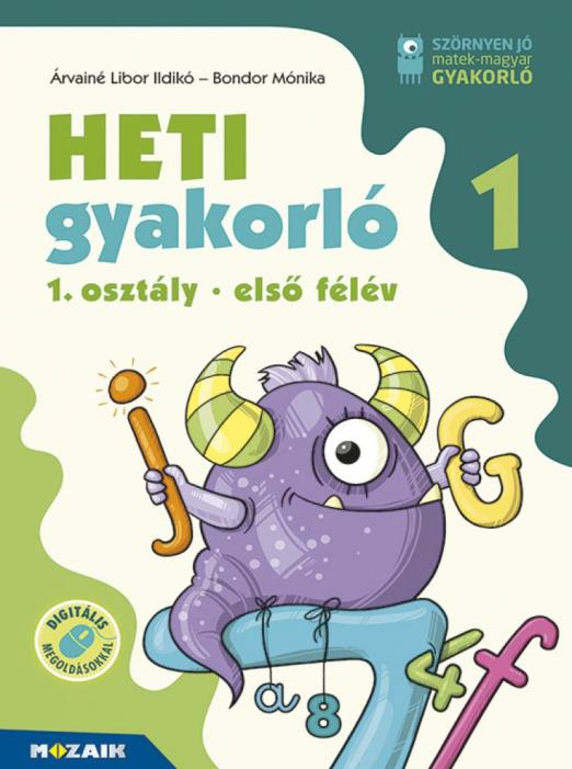 Heti gyakorló 1. osztály I. félév