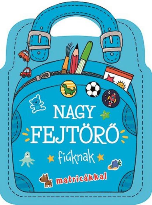 Nagy fejtörő - fiúknak matricákkal