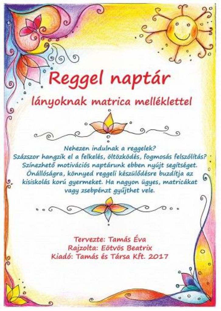 Reggel naptár lányoknak