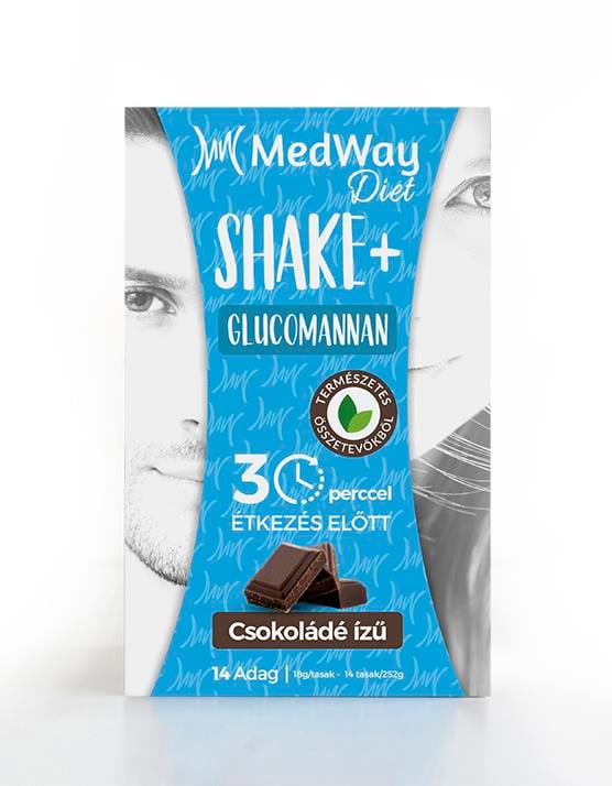 MedWay Diet Shake - Csokoládé ízű, glükomannannal