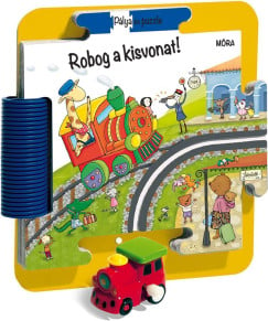 Pálya és puzzle - Robog a kisvonat!