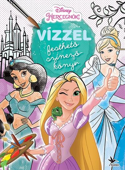 Vízzel festhető színezőkönyv: Disney hercegnők