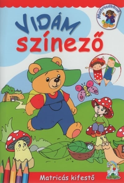 Vidám színező - Kifestő matricákkal