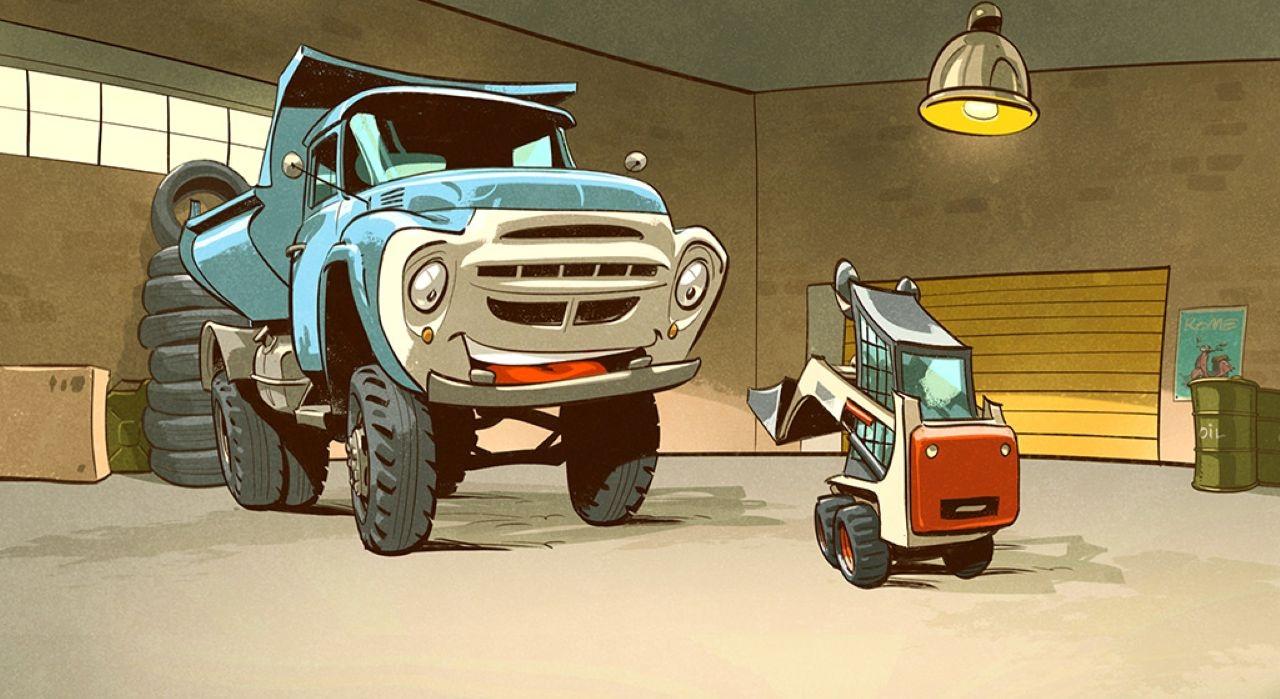 Ármányos Bobcat és Markoló Márk (Garázs bagázs ) - Diafilm