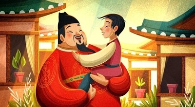 A kisfiú meg az üres virágcserép (Népmesekincstár diasorozat) - Diafilm