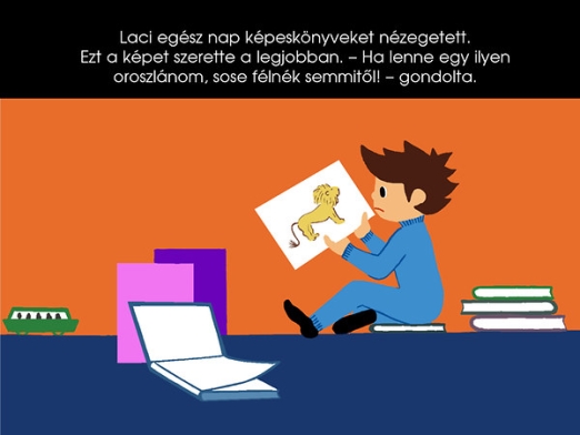 Laci és az oroszlán - Diafilm