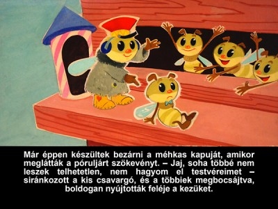 A telhetetlen méhecske - Diafilm