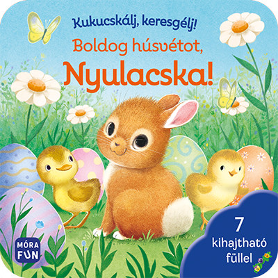 Kukucskálj, keresgélj! - Boldog húsvétot, Nyulacska! - 7 kihajtható füllel