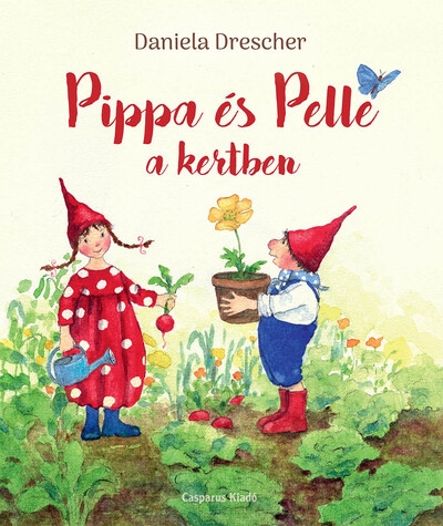 Pippa és Pelle a kertben