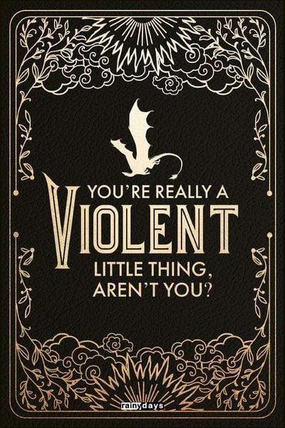 Official Fourth Wing Journal - Violent Little Thing Edition (vonalazott oldalakkal)