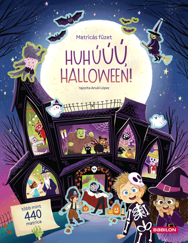 HUHÚÚÚ, HALLOWEEN! - Matricás füzet