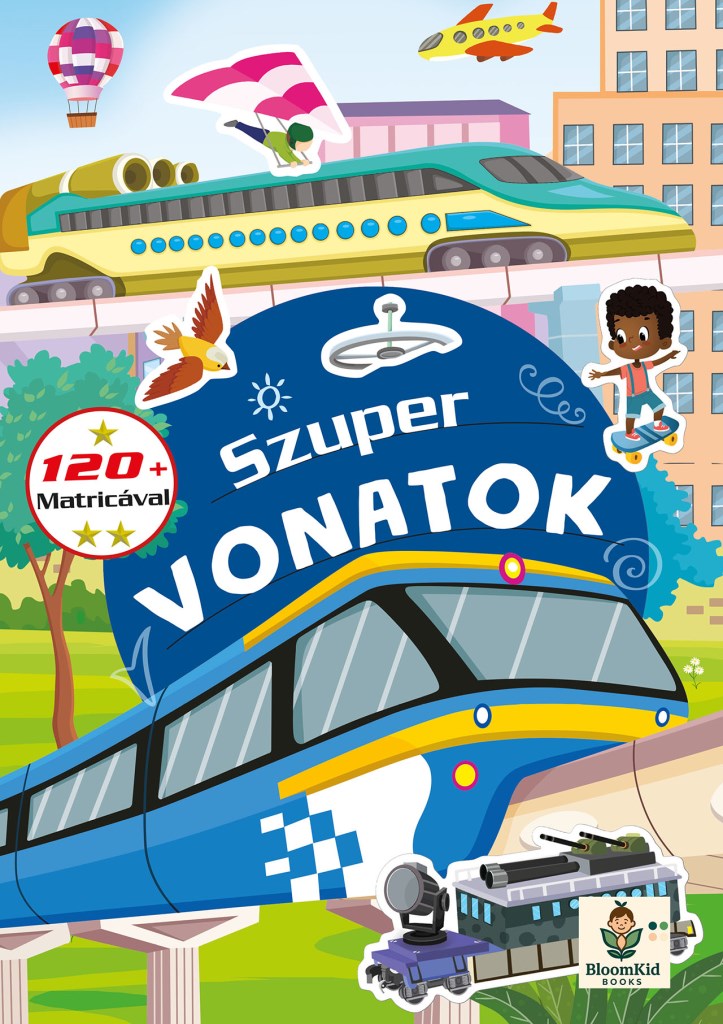 Szuper vonatok - 120 matricával
