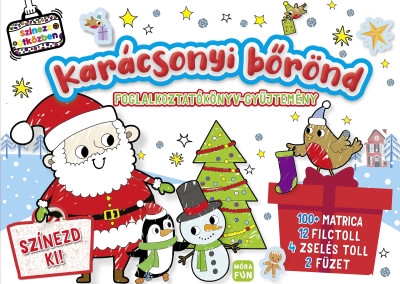 Karácsonyi bőrönd. Foglalkoztatókönyvgyűjtemény