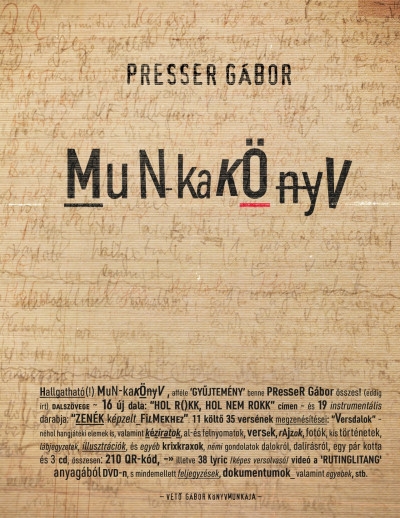 Munkakönyv – 3 CD és 1 DVD melléklettel