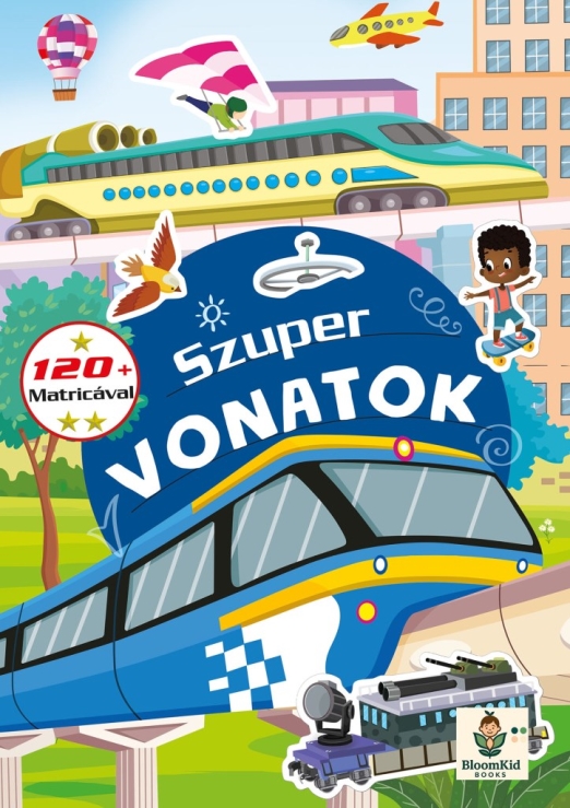 Szuper vonatok - 120 matricával