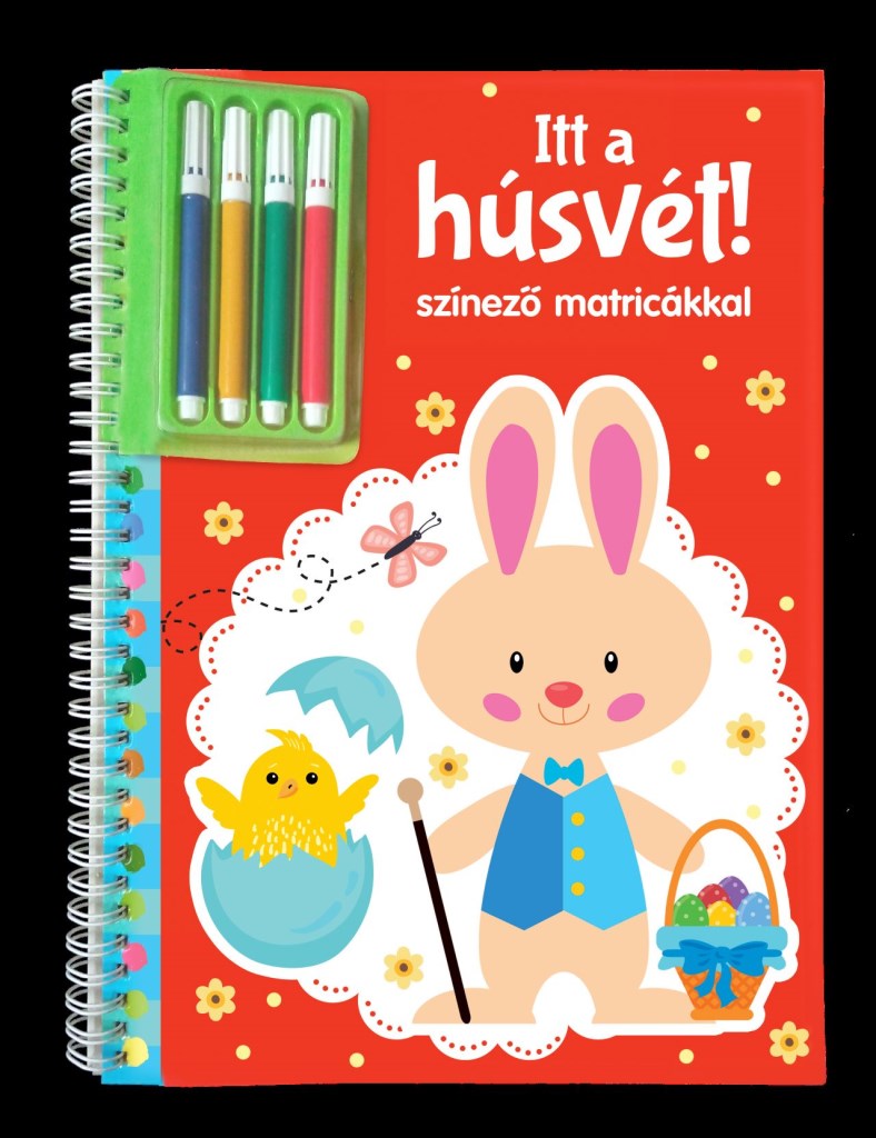 Itt a húsvét! - Színező matricákkal és filctollal