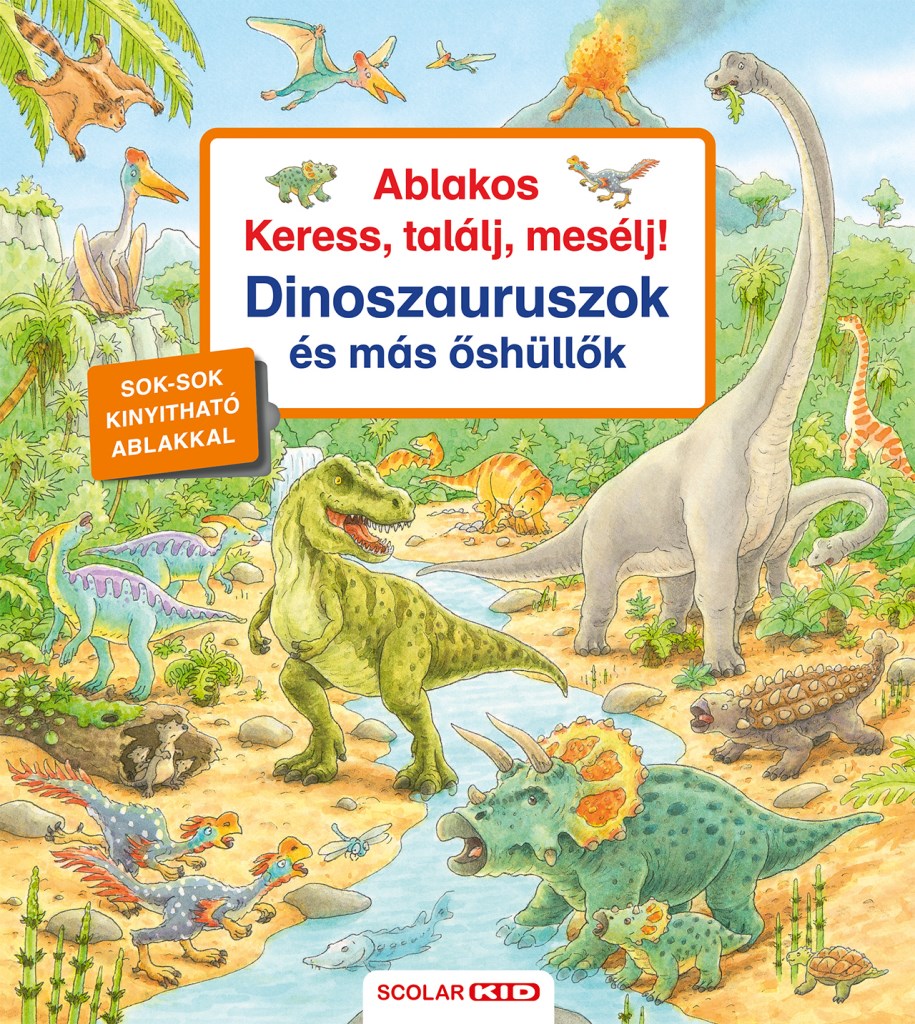 Ablakos Keress, találj, mesélj! - Dinoszauruszok és más hüllők