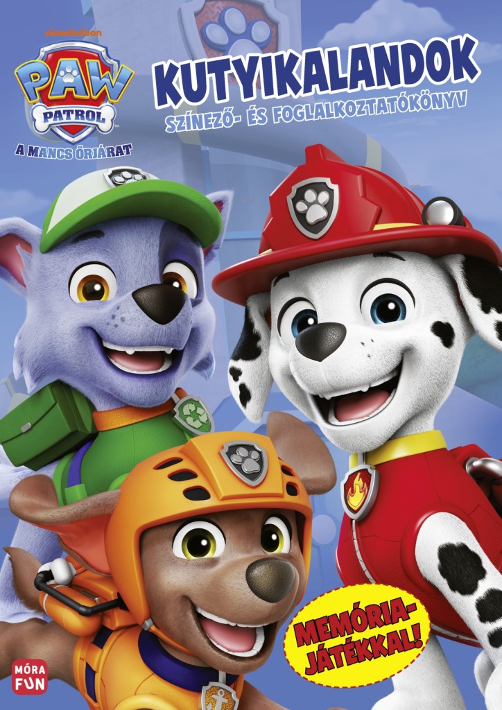 Mancs Őrjárat - Kutyikalandok - Színező- és foglalkoztatókönyv memóriakárytákkal