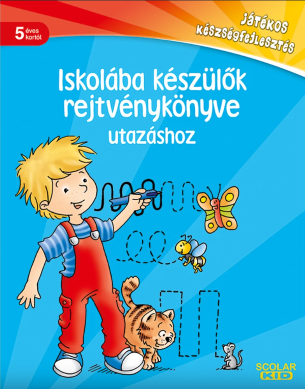 Iskolába készülők rejtvénykönyve utazáshoz