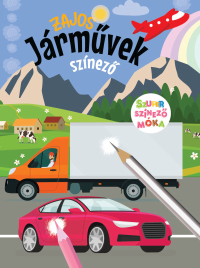 Zajos járművek színező - Szuper színező móka
