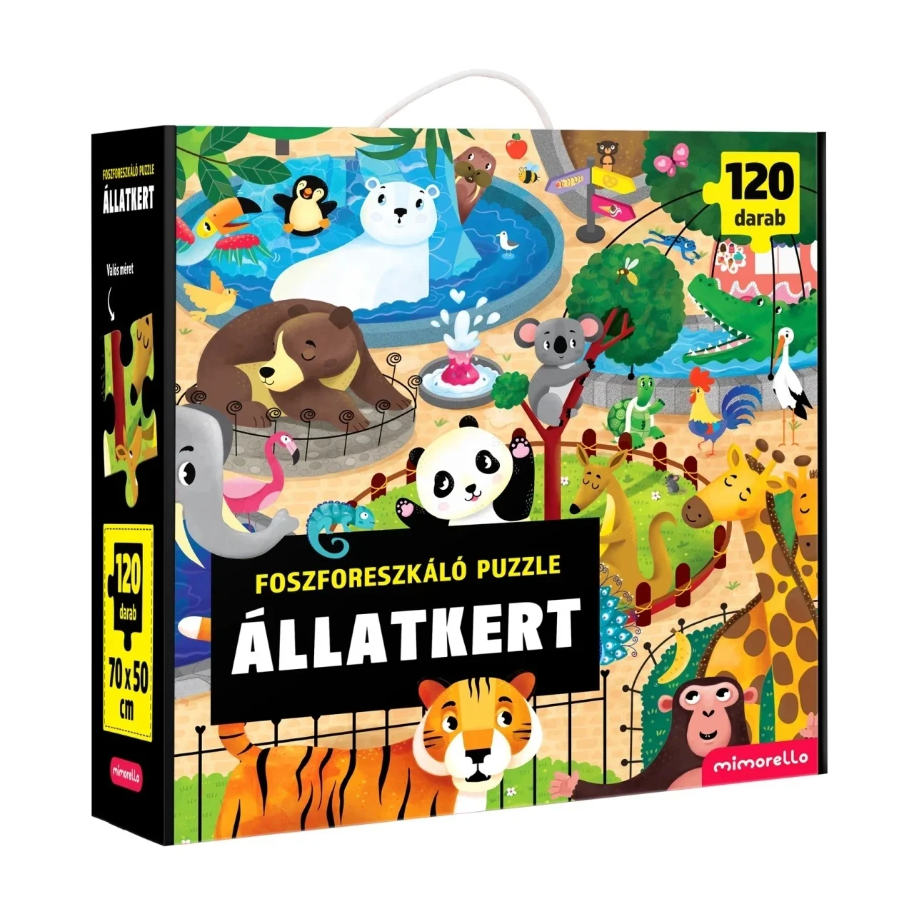 Állatkert - Foszforeszkáló puzzle