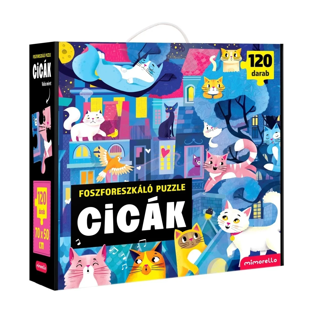 Cicák - Foszforeszkáló puzzle