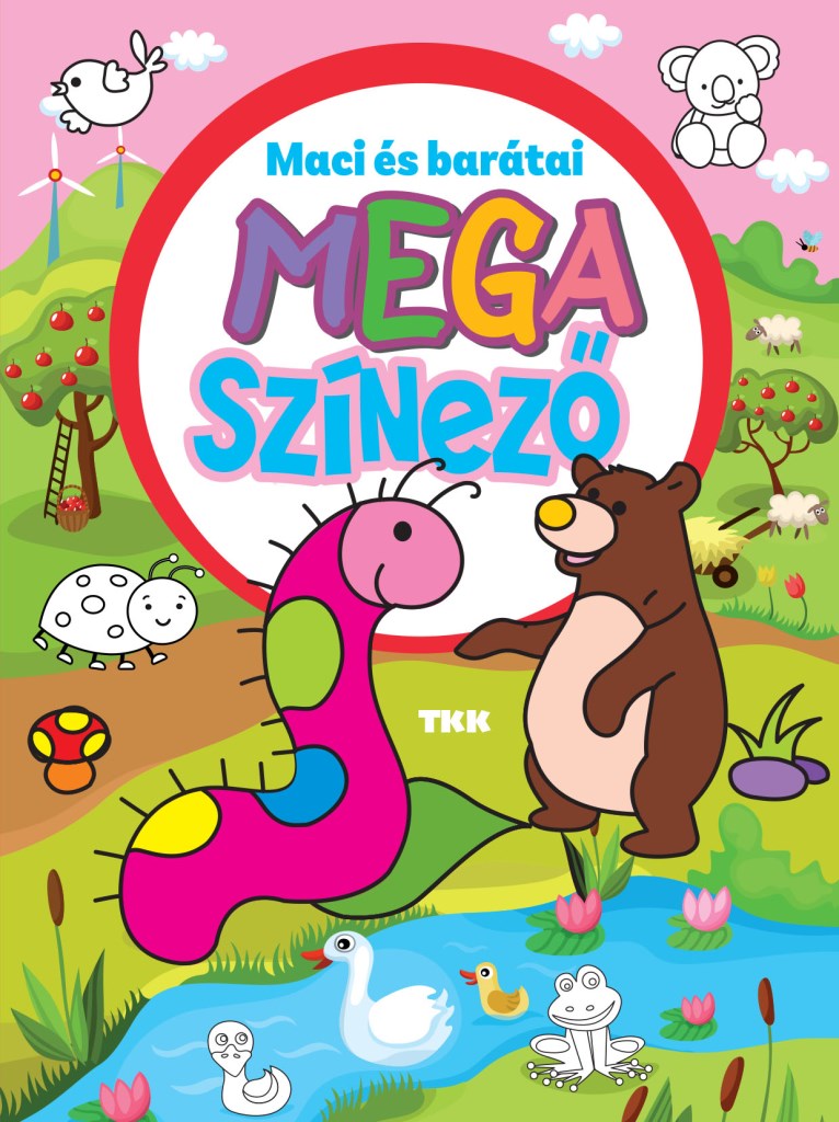 Maci és barátai - Mega színező