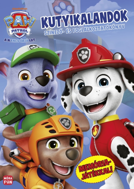Mancs Őrjárat - Kutyikalandok - Színező- és foglalkoztatókönyv memóriakárytákkal