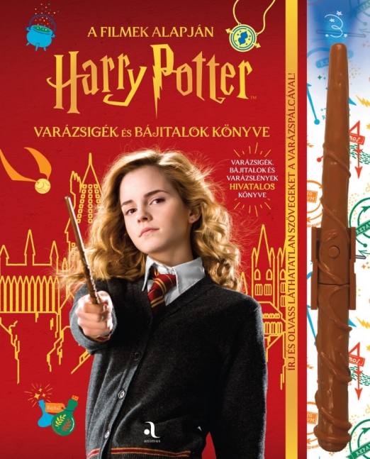 Harry Potter - Varázsigék és bájitalok könyve (varázspálcával)