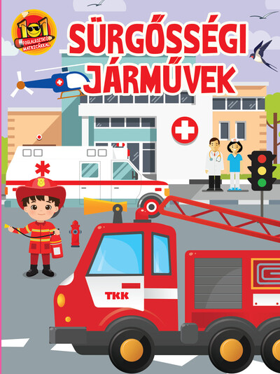 Sürgősségi járművek - Foglalkoztató matricákkal