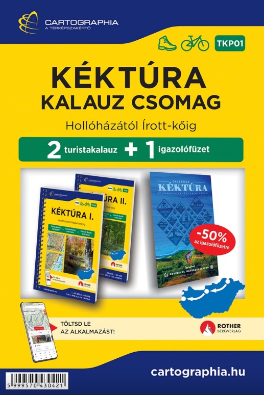Kéktúra Kalauz csomag - Hollóházától Írott-kőig