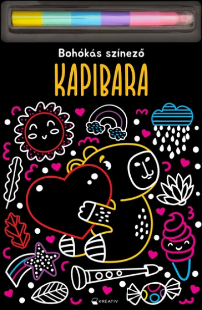 Kapibara - Bohókás színező
