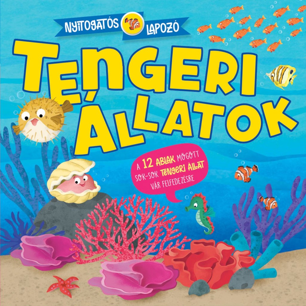 Nyitogatós lapozó - Tengeri állatok