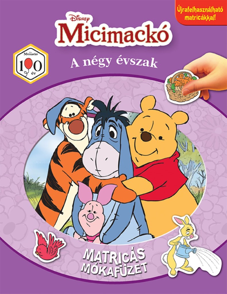 Matricás mókafüzet: Micimackó