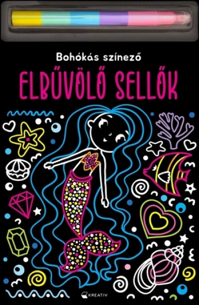 Elbűvölő sellők - Bohókás színező