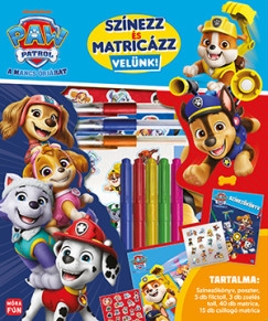 Mancs Őrjárat. Színezz és matricázz velünk!