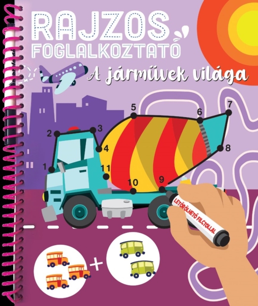 Rajzos foglalkoztató - A járművek világa