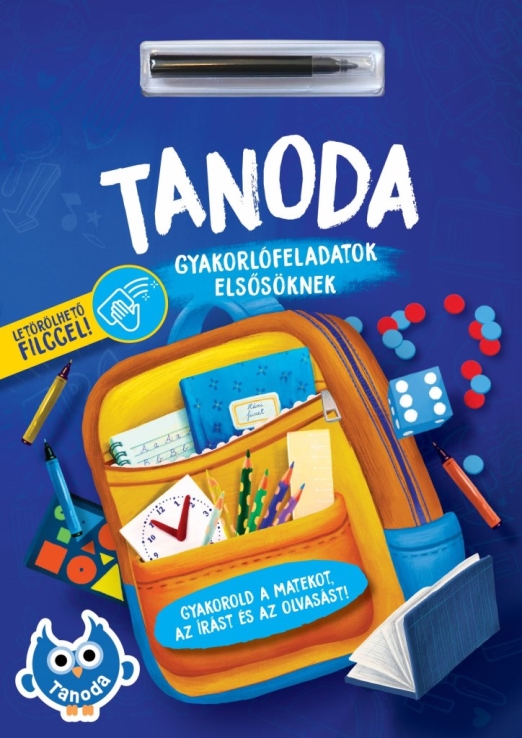 Tanoda letörölhető filccel - elsősöknek