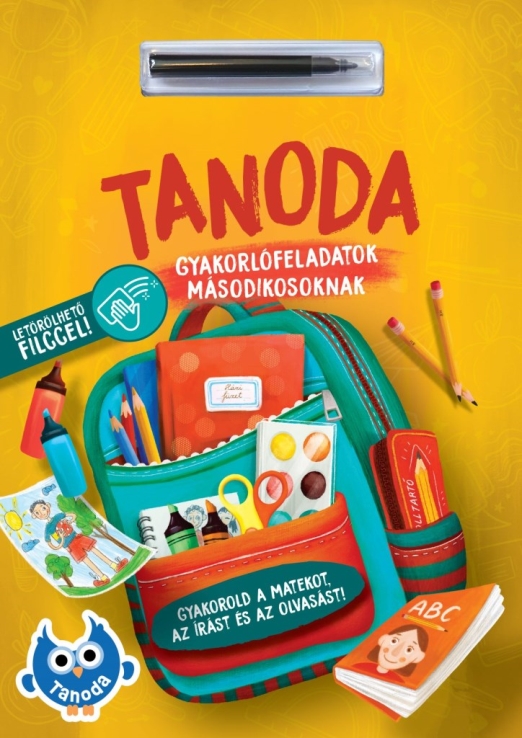 Tanoda letörölhető filccel - másodikosoknak