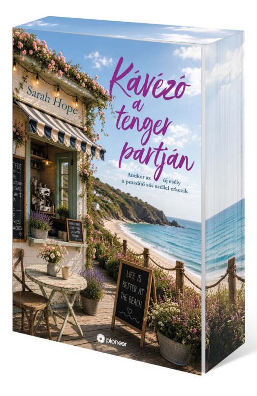 Kávézó a tenger partján - Éldekorált kiadás