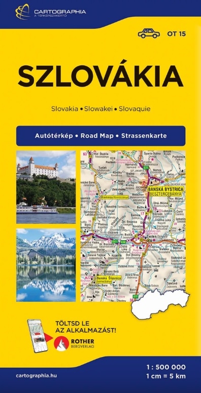 Szlovákia autótérkép [OT15]
