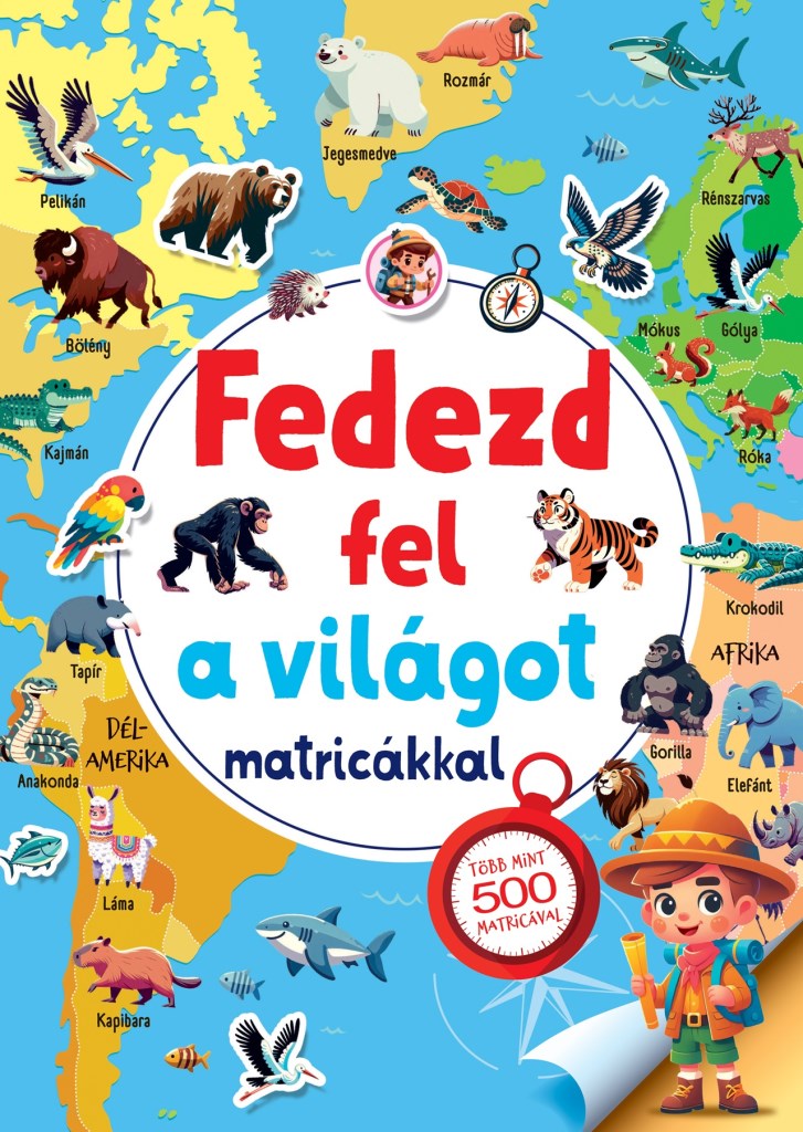 Fedezd fel a világot matricákkal