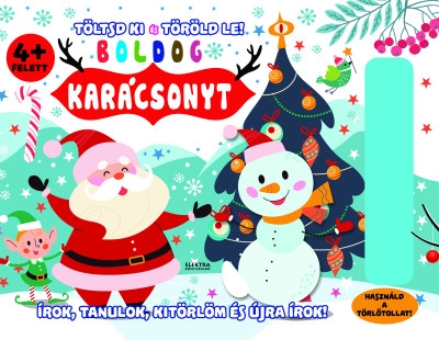 Boldog karácsonyt - Töltsd ki és töröld le!