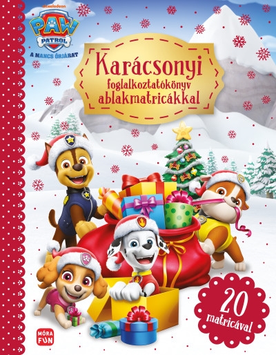 Mancs Őrjárat. Karácsonyi foglalkoztatókönyv ablakmatricákkal